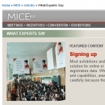 [SCMP] MICE - Meetings, Incentives, Conventional, Exhibitions